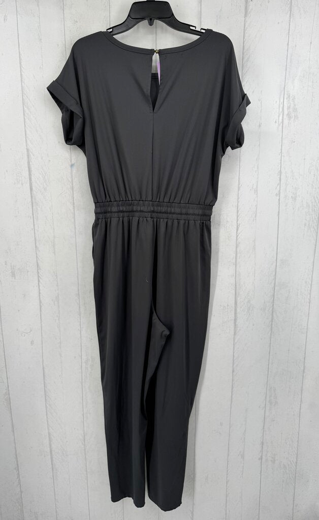 M drawstring waist s/s jumpsuit