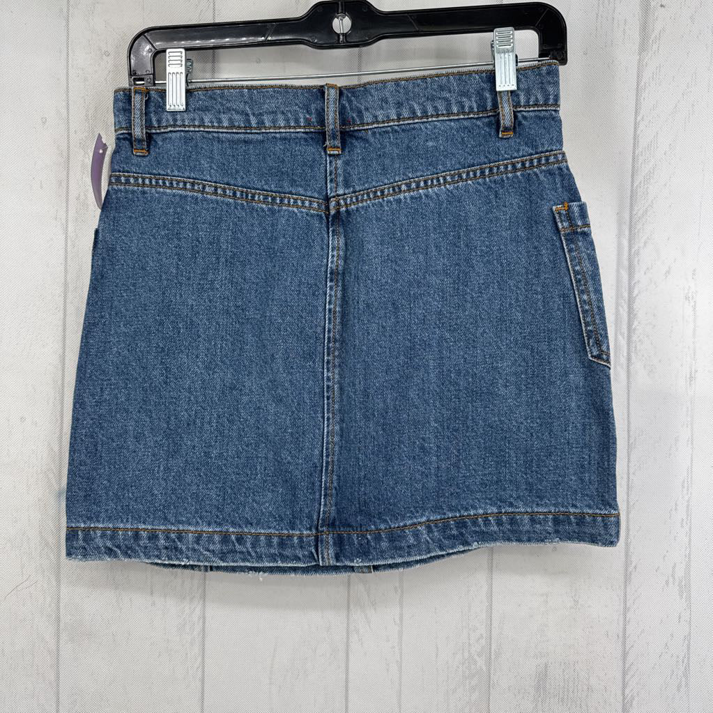 S cargo pocket jean skirt