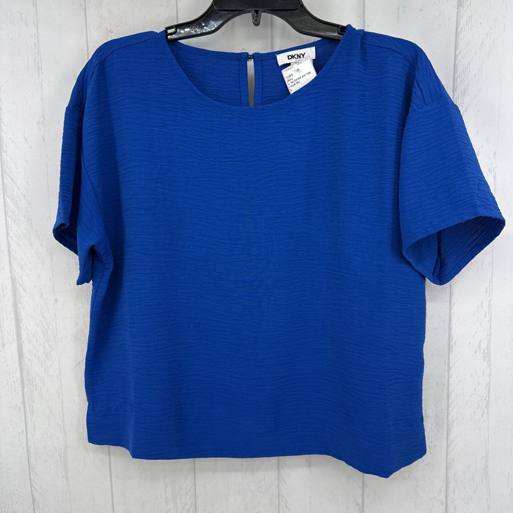 L textured s/s top