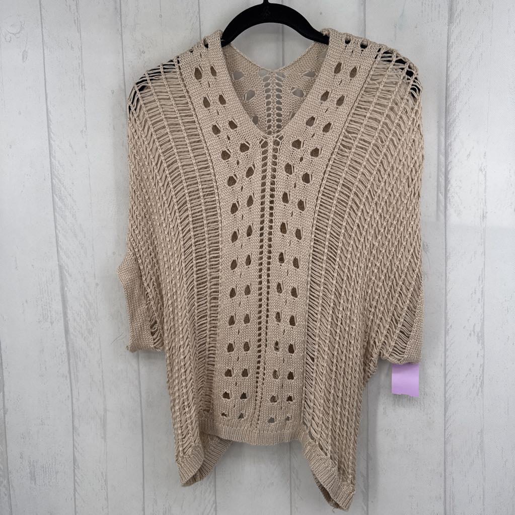 S crochet s/s top
