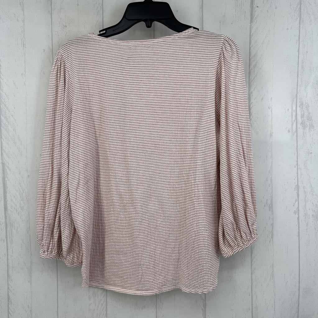 M striped l/s tee
