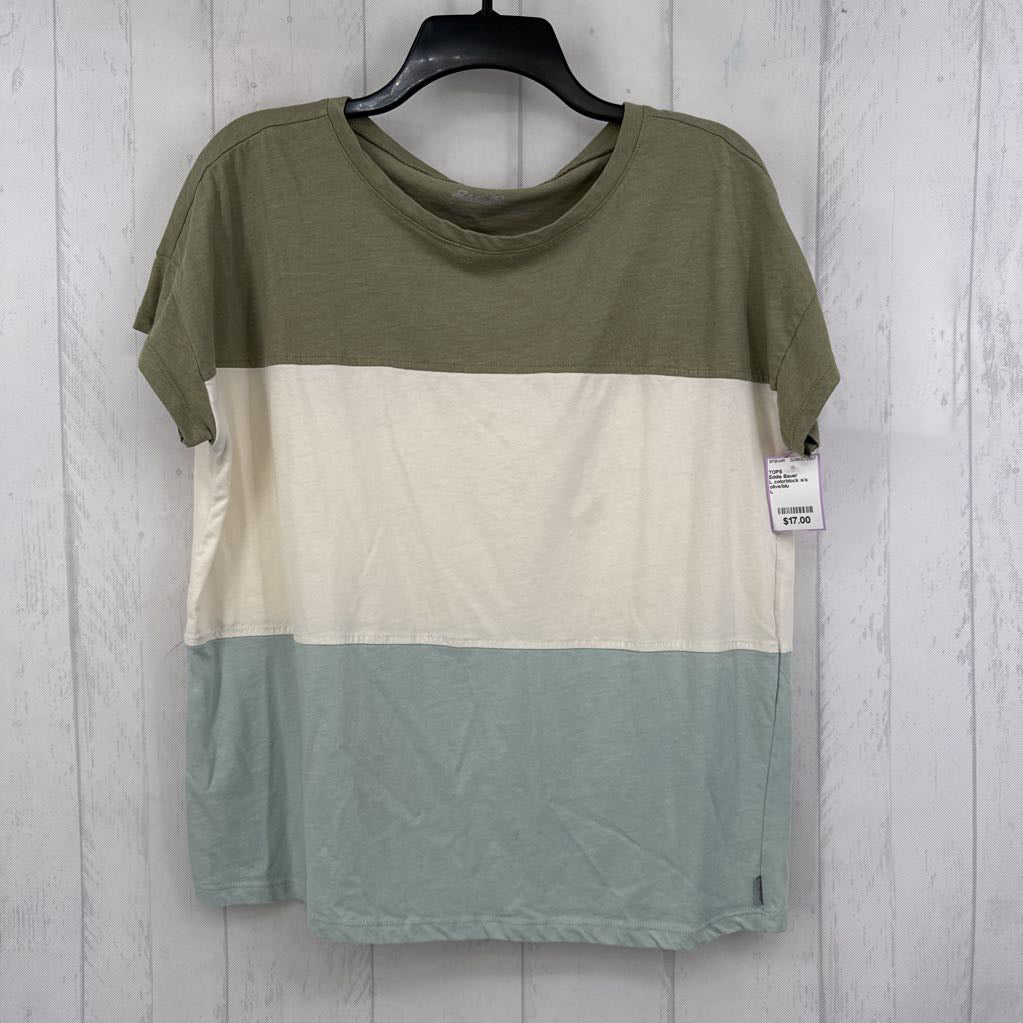 L colorblock s/s tee