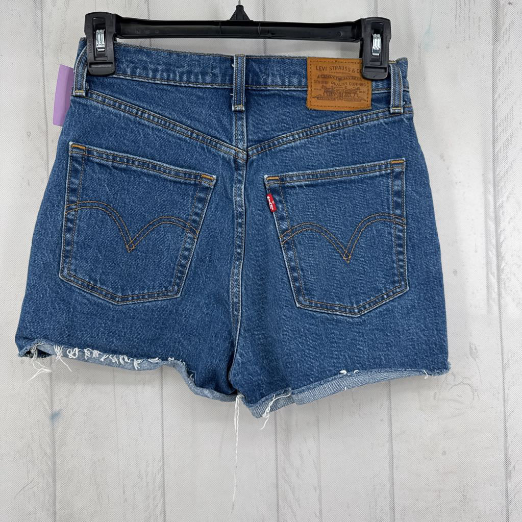 26 hi-rise jean shorts