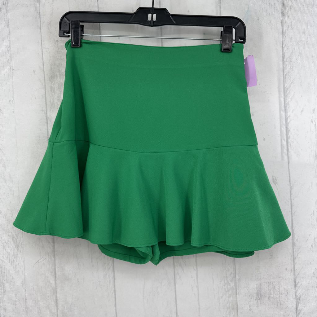 S ruffled bow skirt