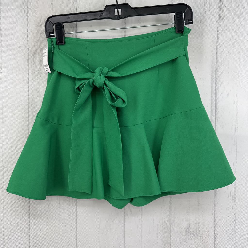 S ruffled bow skirt
