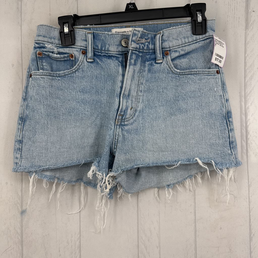 0 denim mid-rise mom short