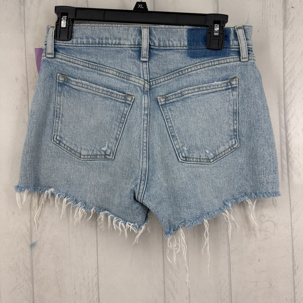 0 denim mid-rise mom short
