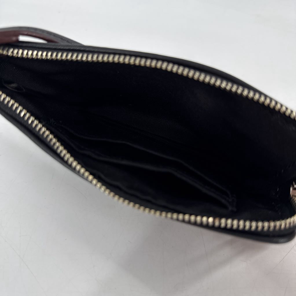 canvas signature wristlet