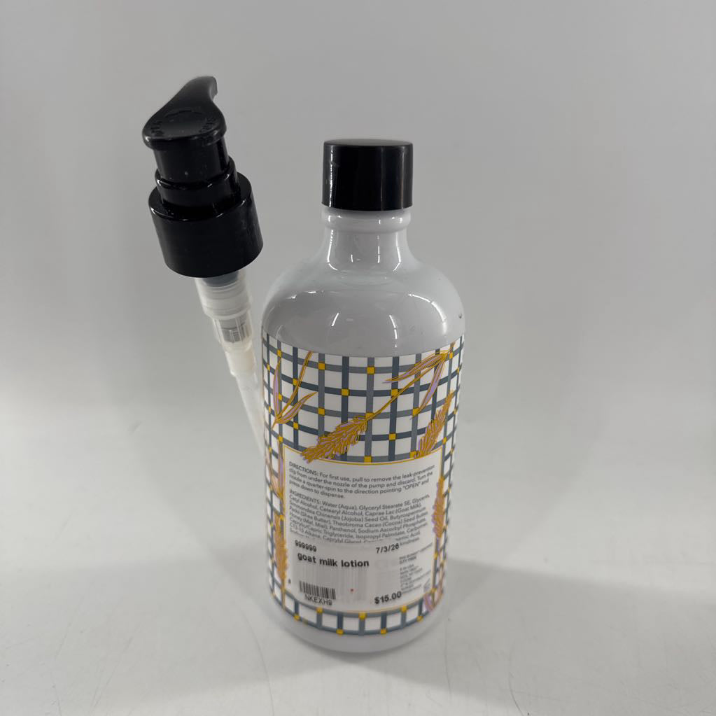 goat milk lotion
