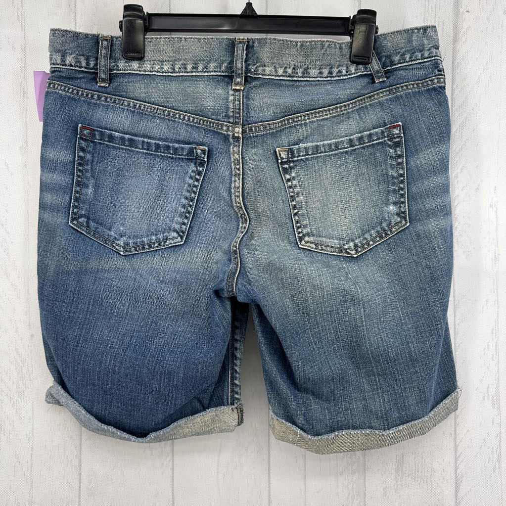 12 cuff bermuda shorts