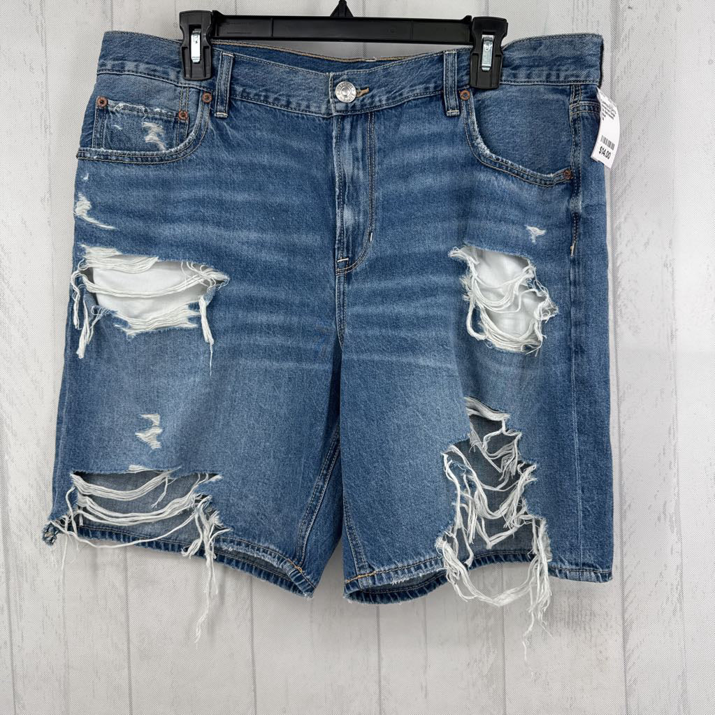 14 distressed bermuda shorts