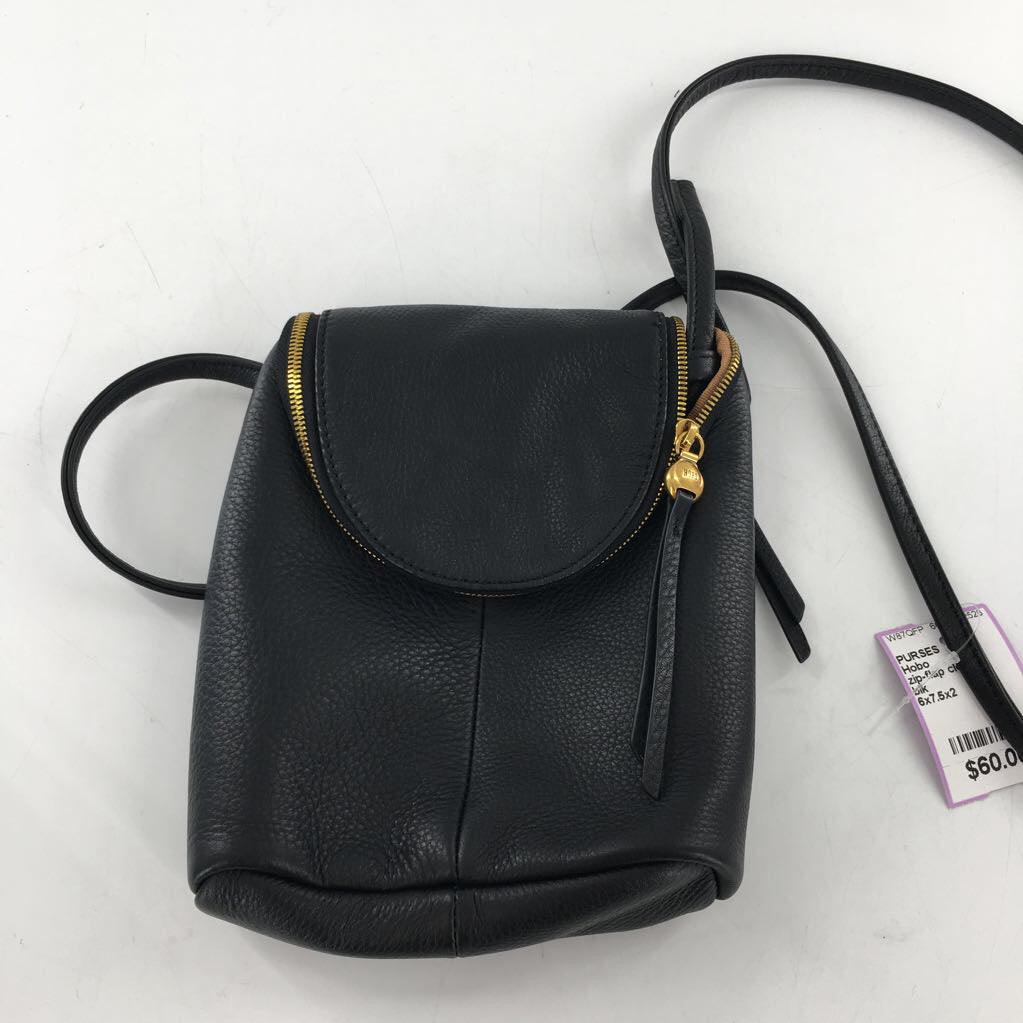 zip-flap closure crossbody