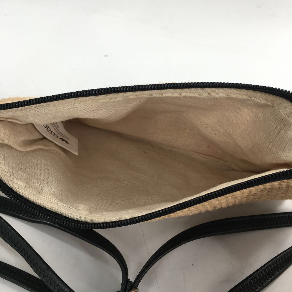 2pc straw tote w/ pouch