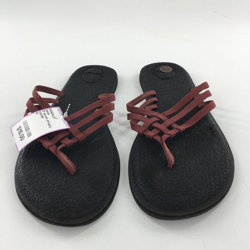 10 woven strappy flip-flop
