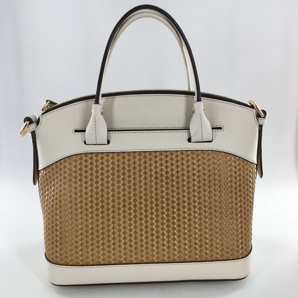 beacon woven domed satchel