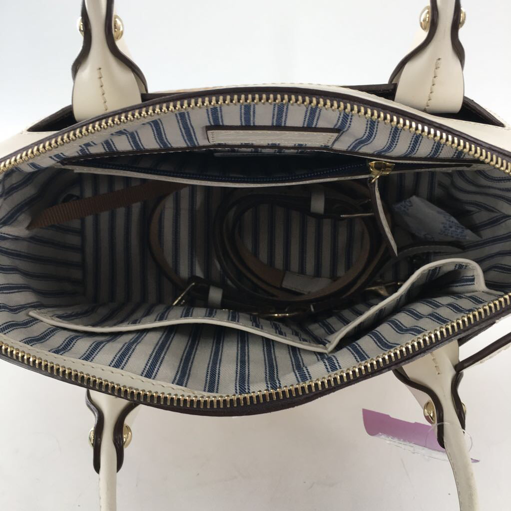 beacon woven domed satchel