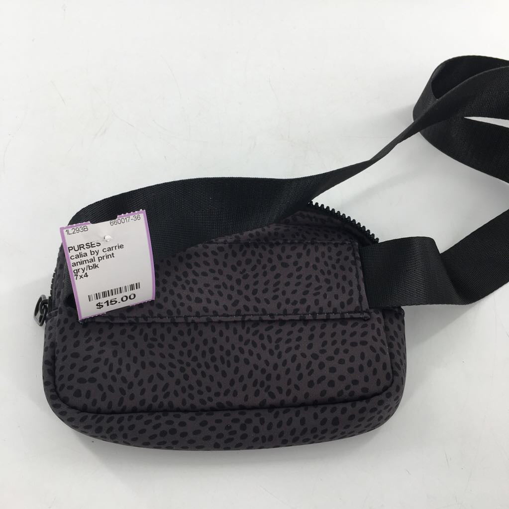 animal print neoprene beltbag