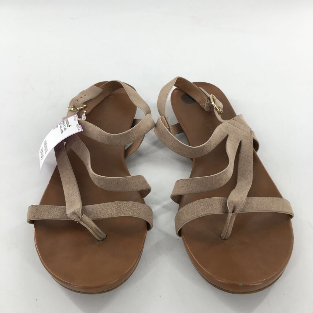 10 faux suede strappy sandal