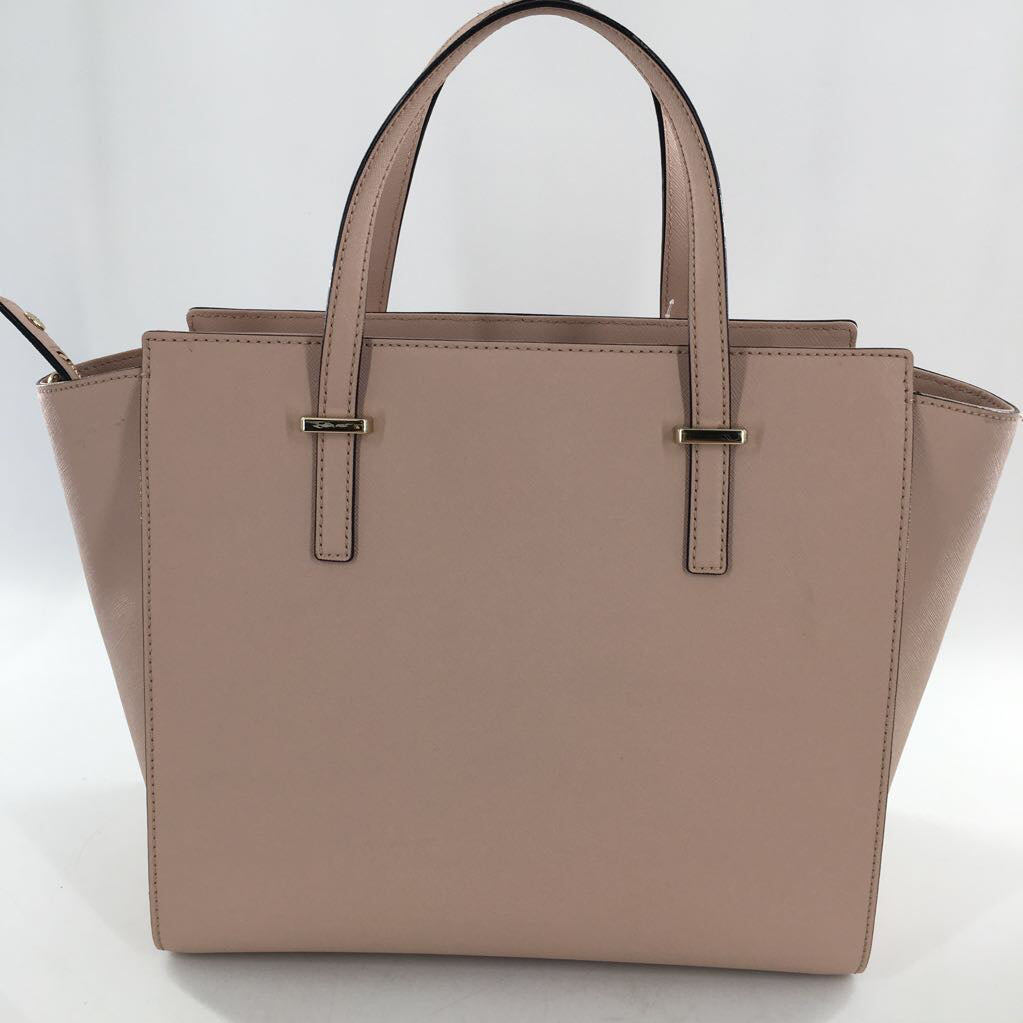 saffiano zip top tote