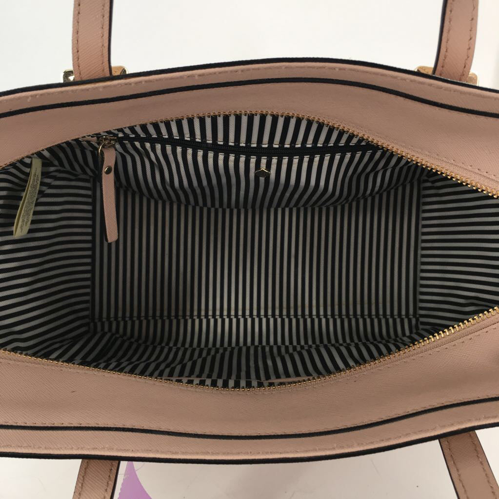 saffiano zip top tote