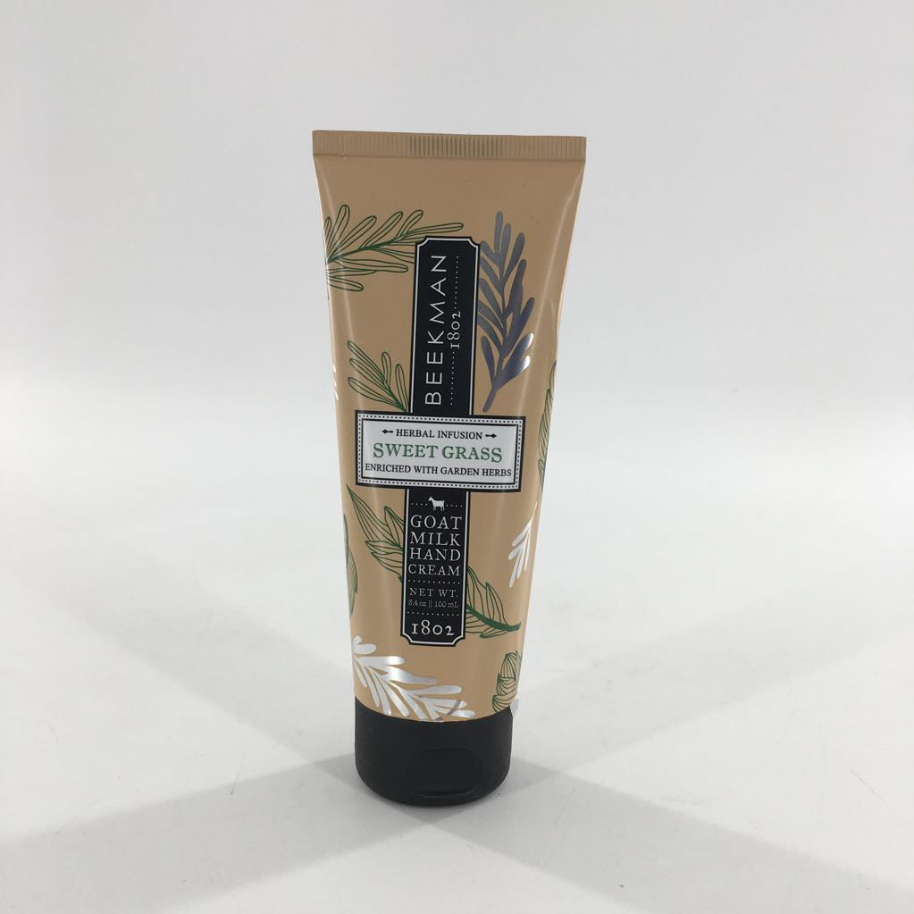 goat milk hand cream-sweetgrass