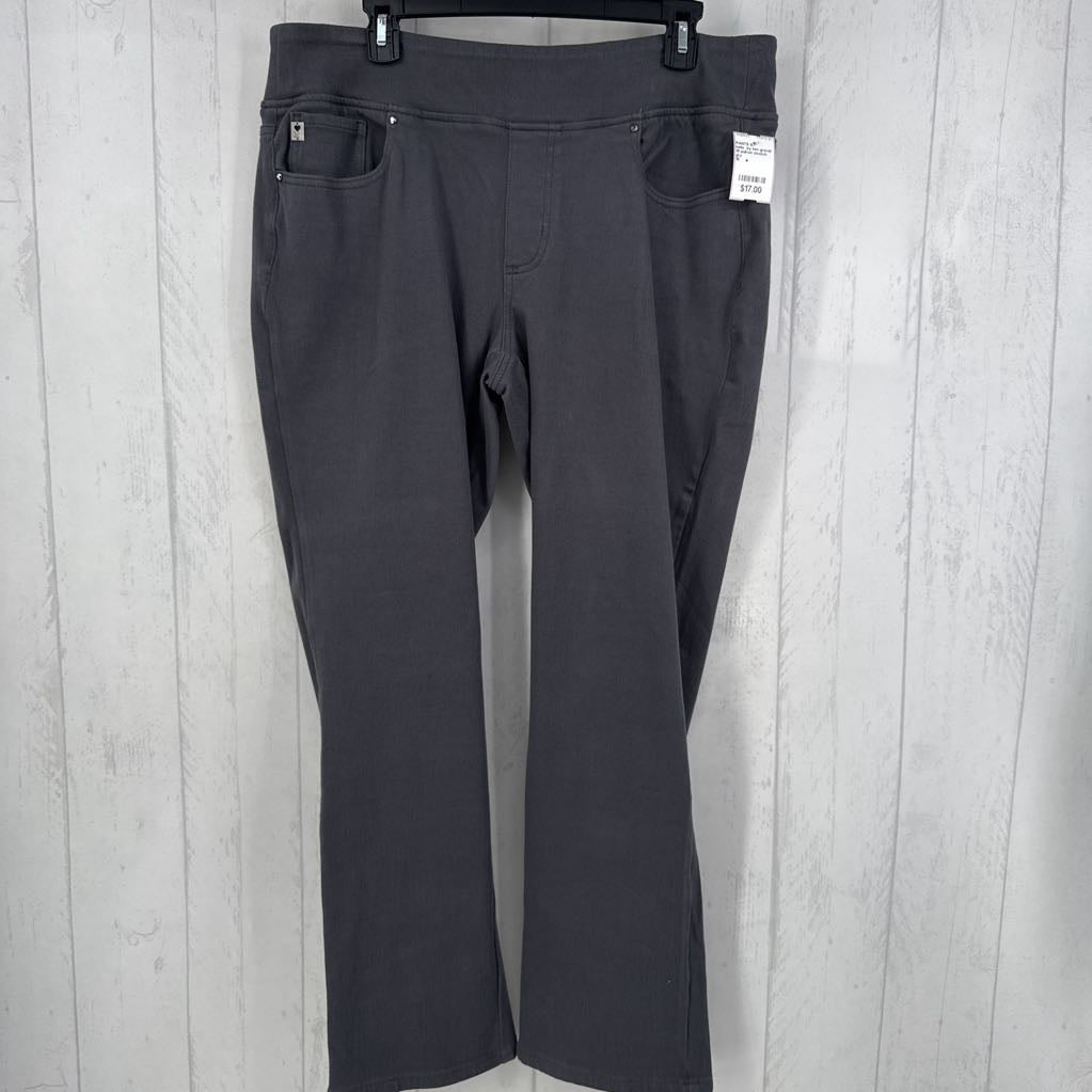 16 pull-on stretch knit pant