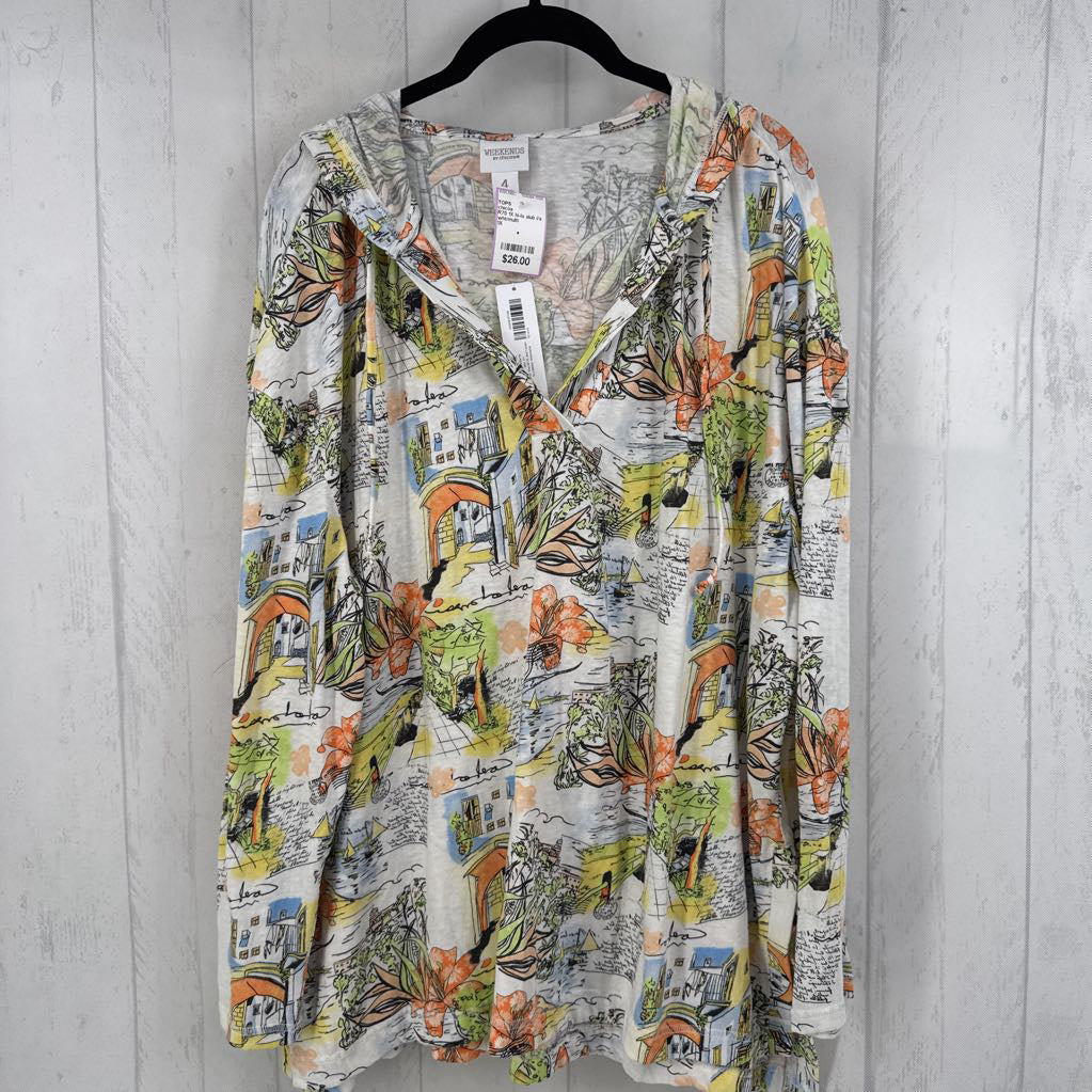 R70 1X hi-lo slub l/s pullover