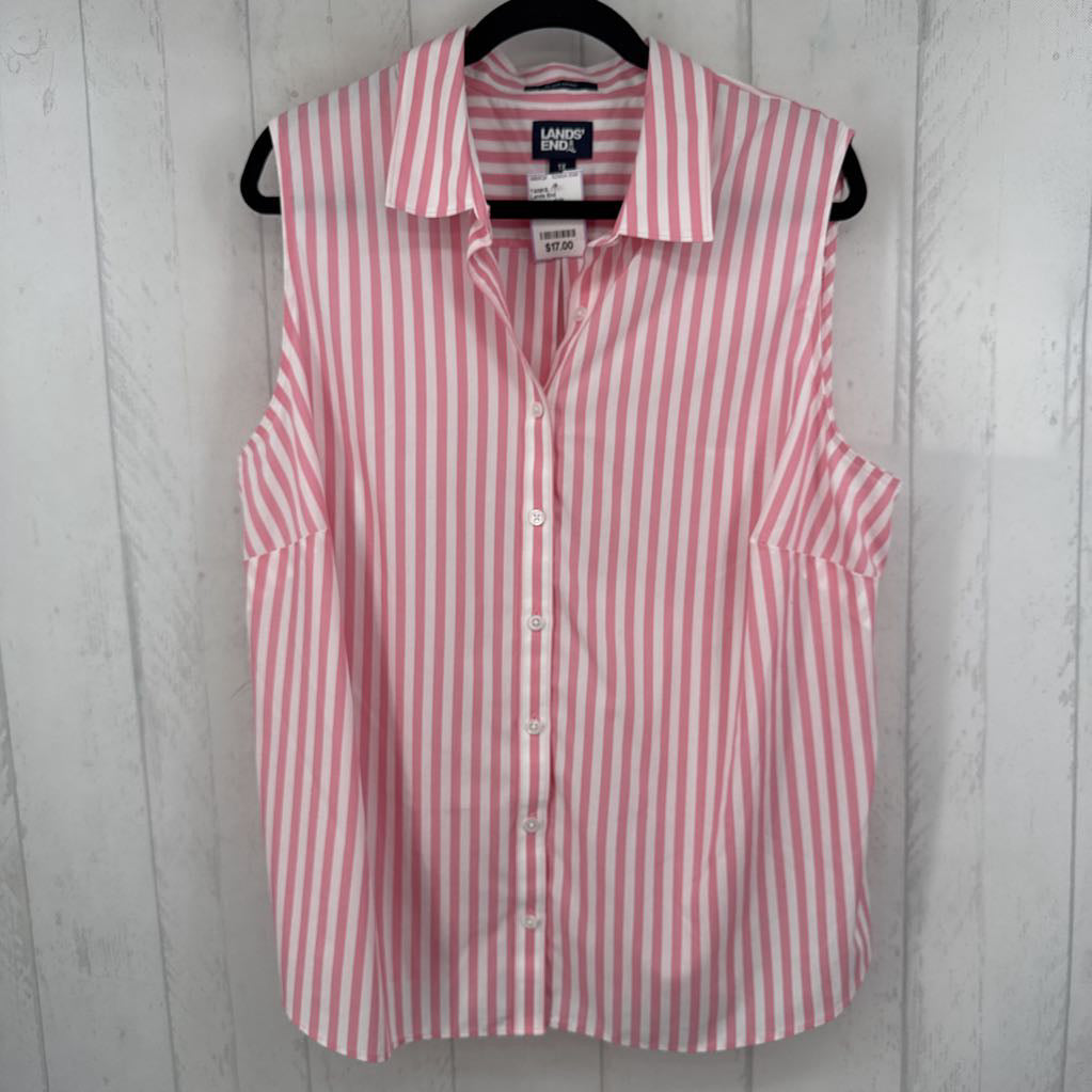 1x stripe slvls button shirt