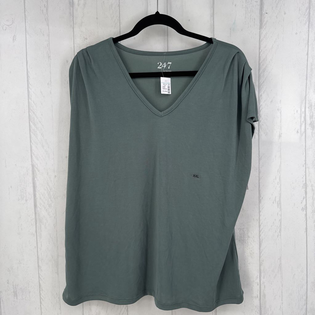 XXL v-neck s/s top