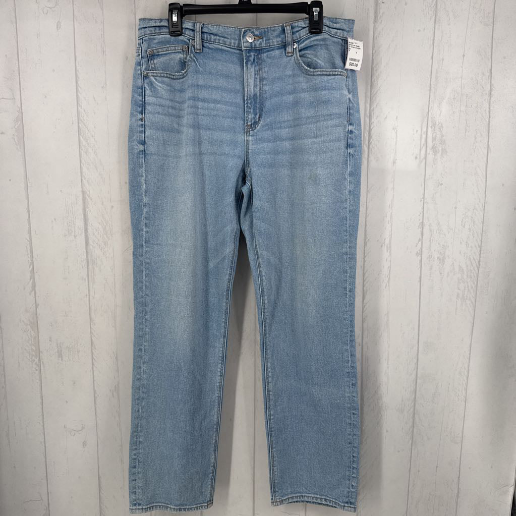 12 hi-rise straight leg jean