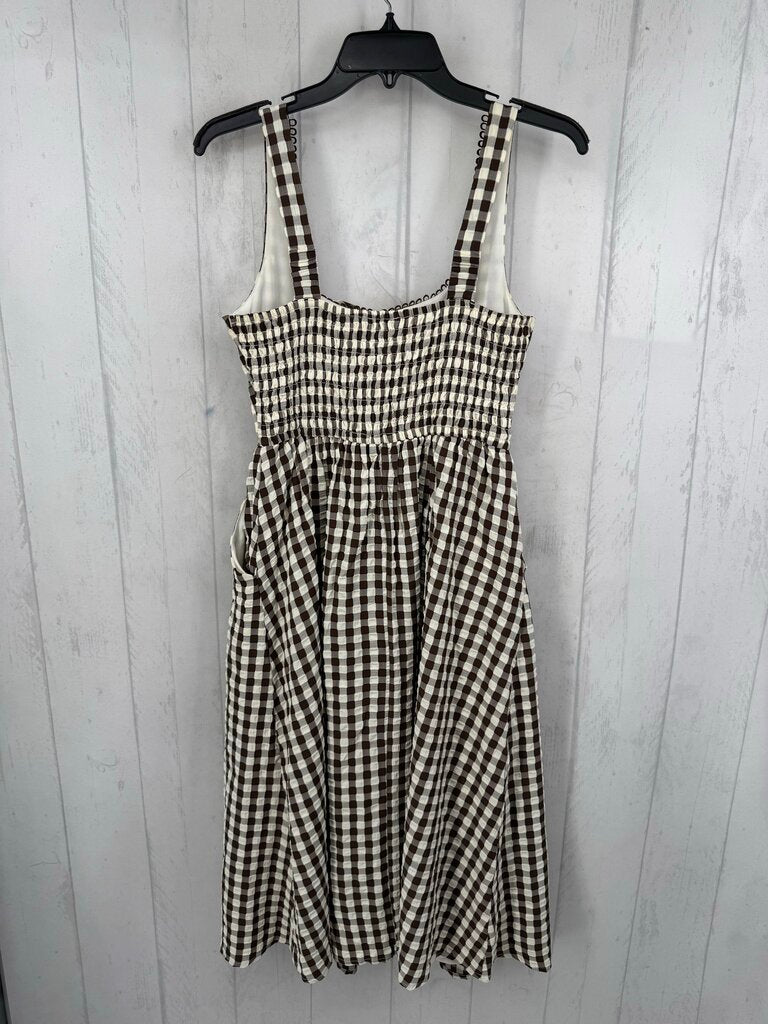 M gingham print sundress