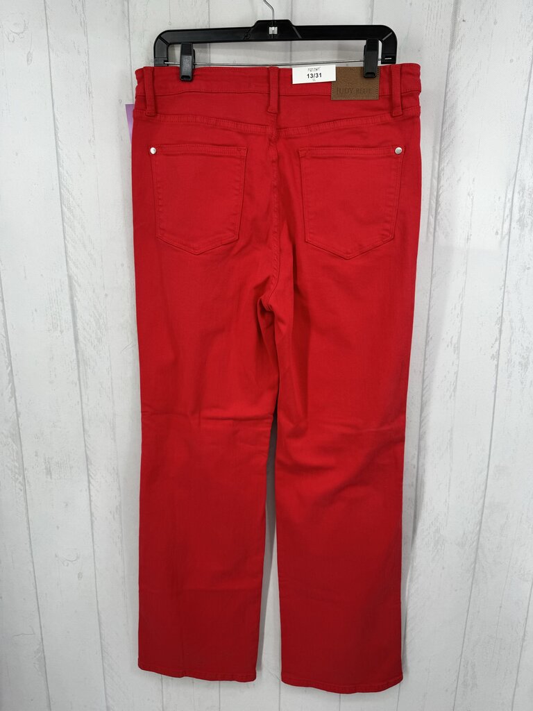 13 hi-rise wide leg jean