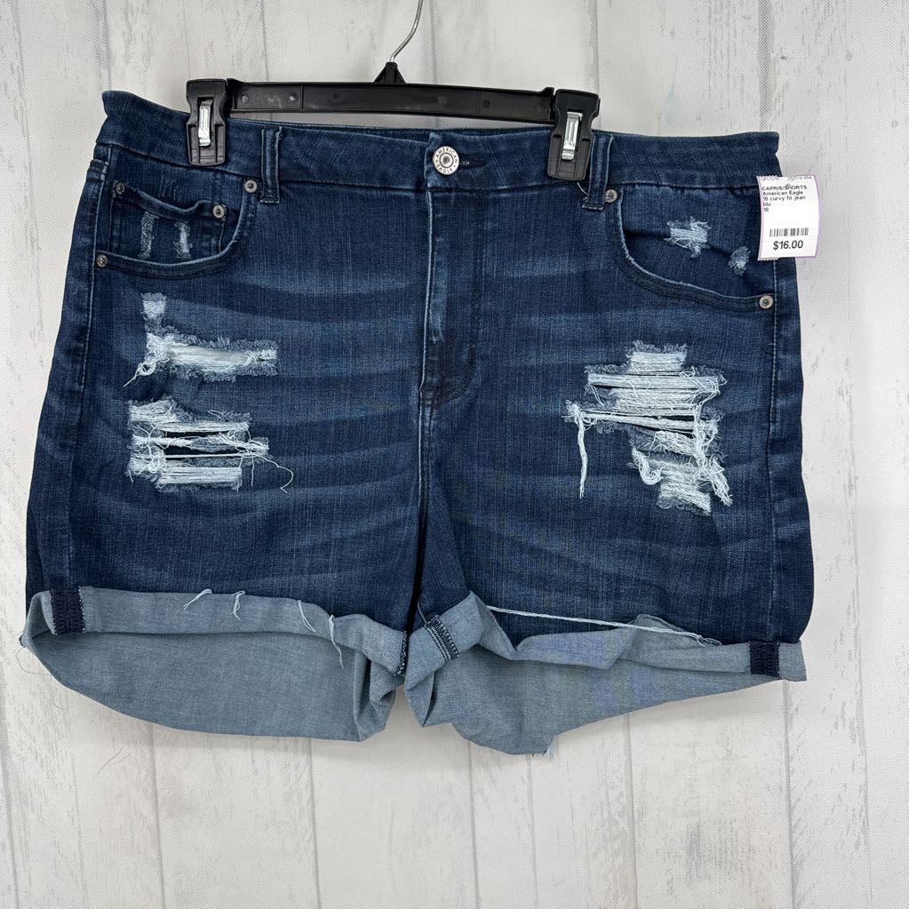 18 curvy fit jean shorts