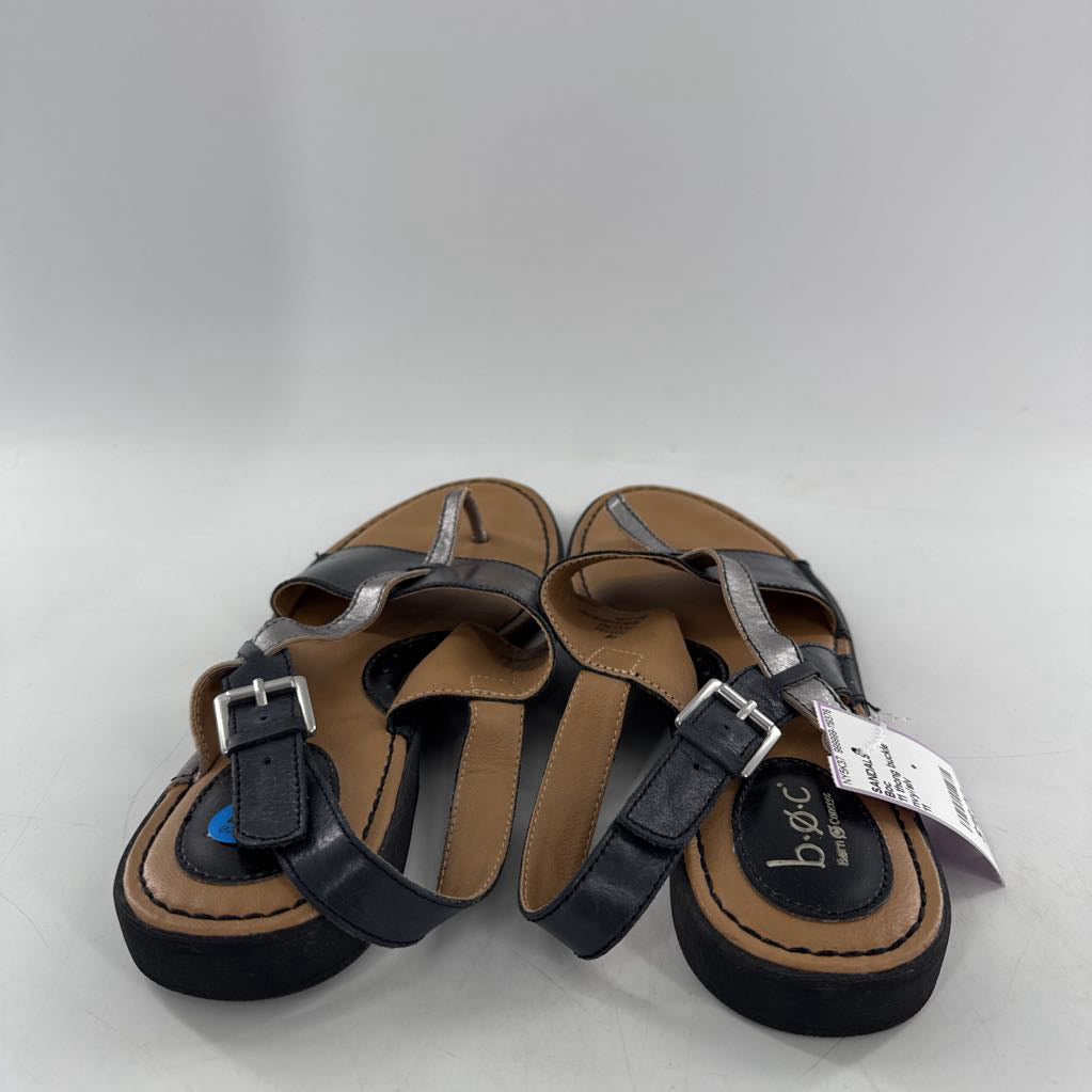 11 thong buckle ankle strap sandals
