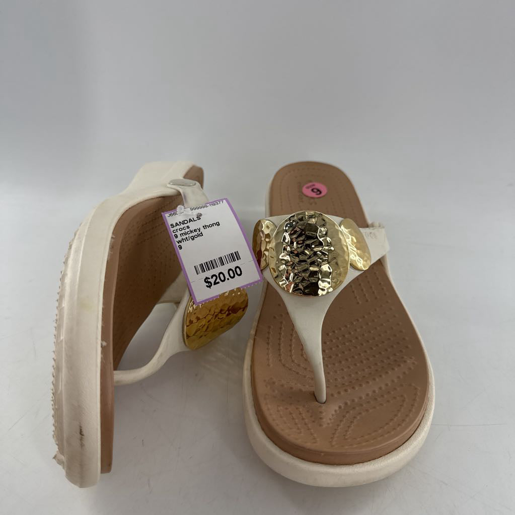 9 mickey thong sandals