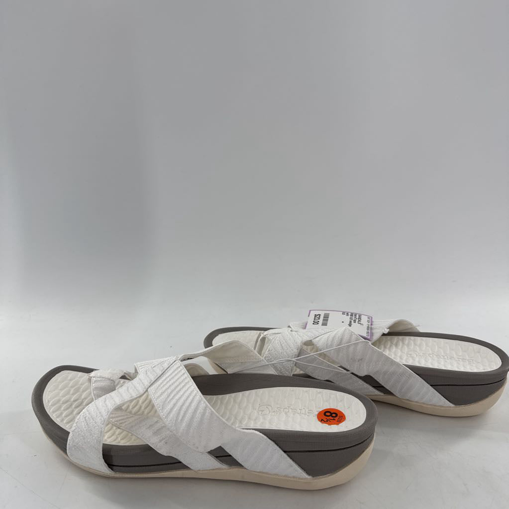 R65 8.5 wedge thong sandals