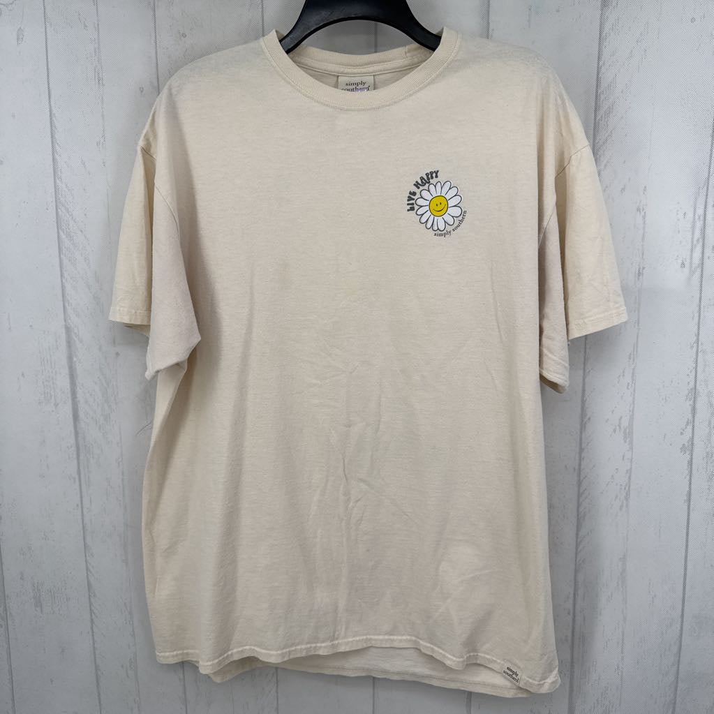 XL graphic s/s tee-live happy