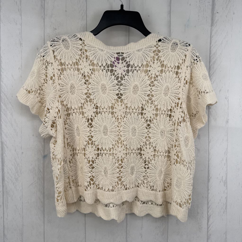 XL crochet s/s cardi