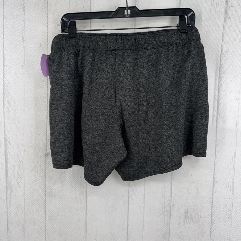 L marled pull-on shorts