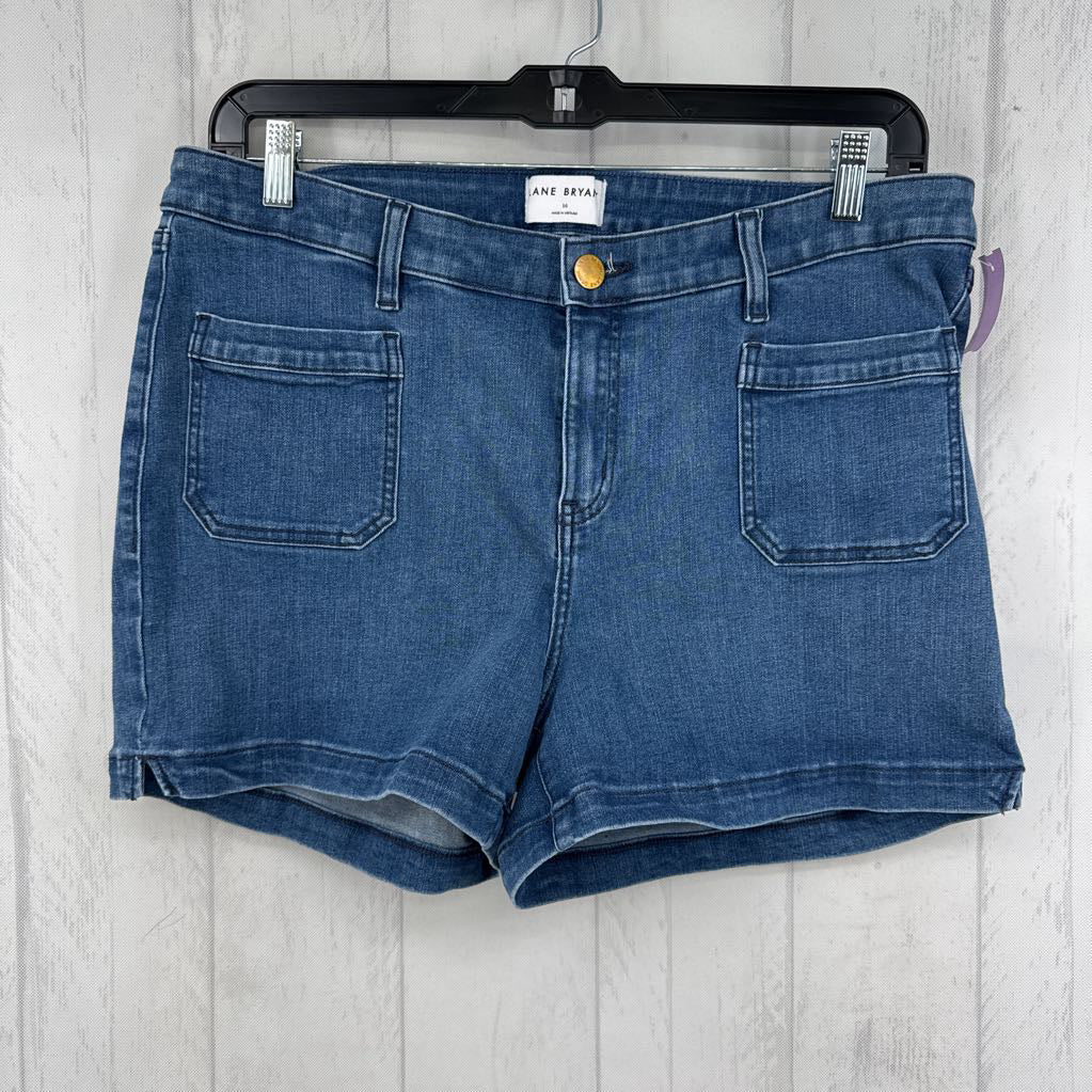 16 hi-rise jean shorts