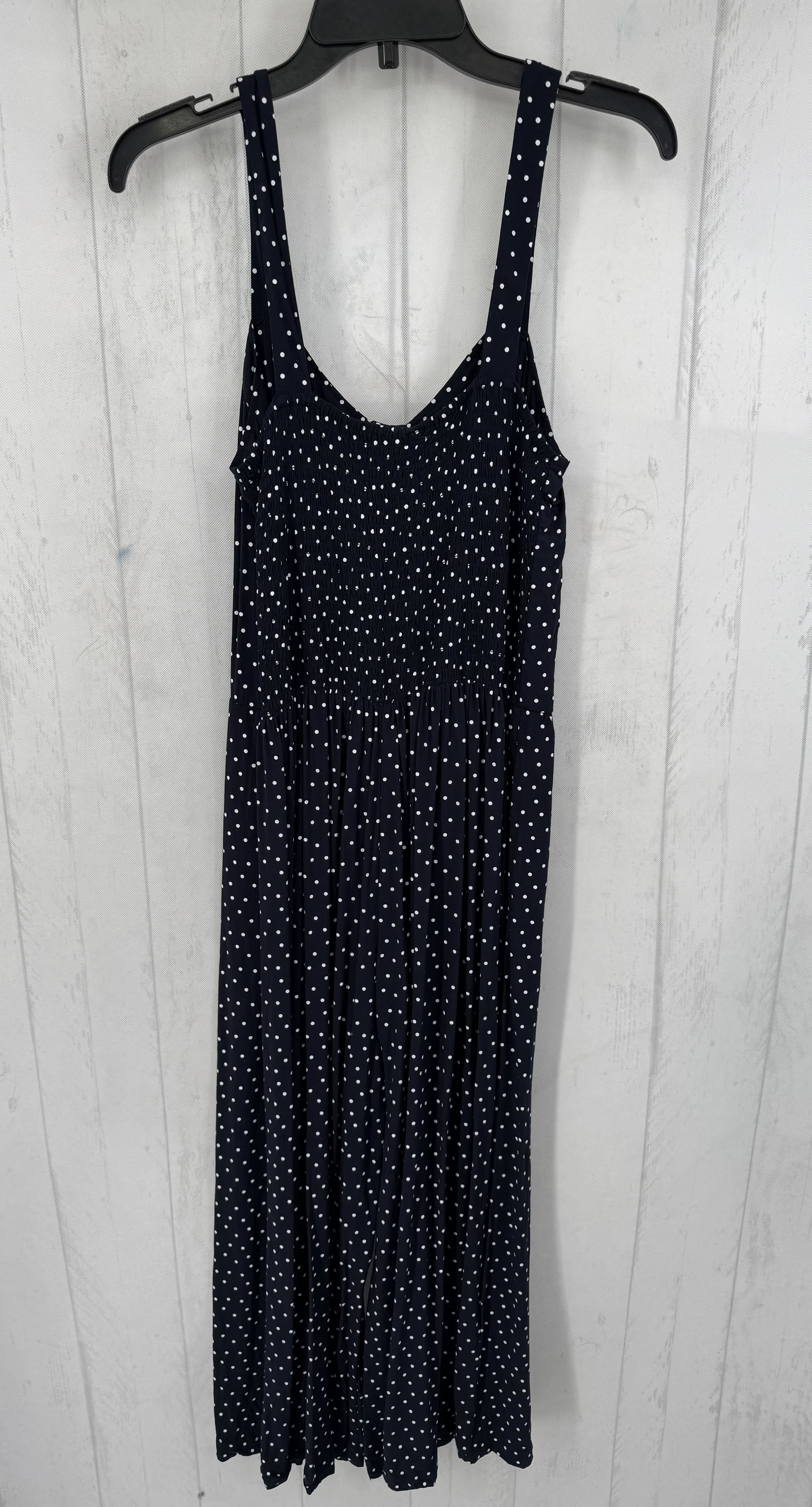 L polka dot slvls jumpsuit