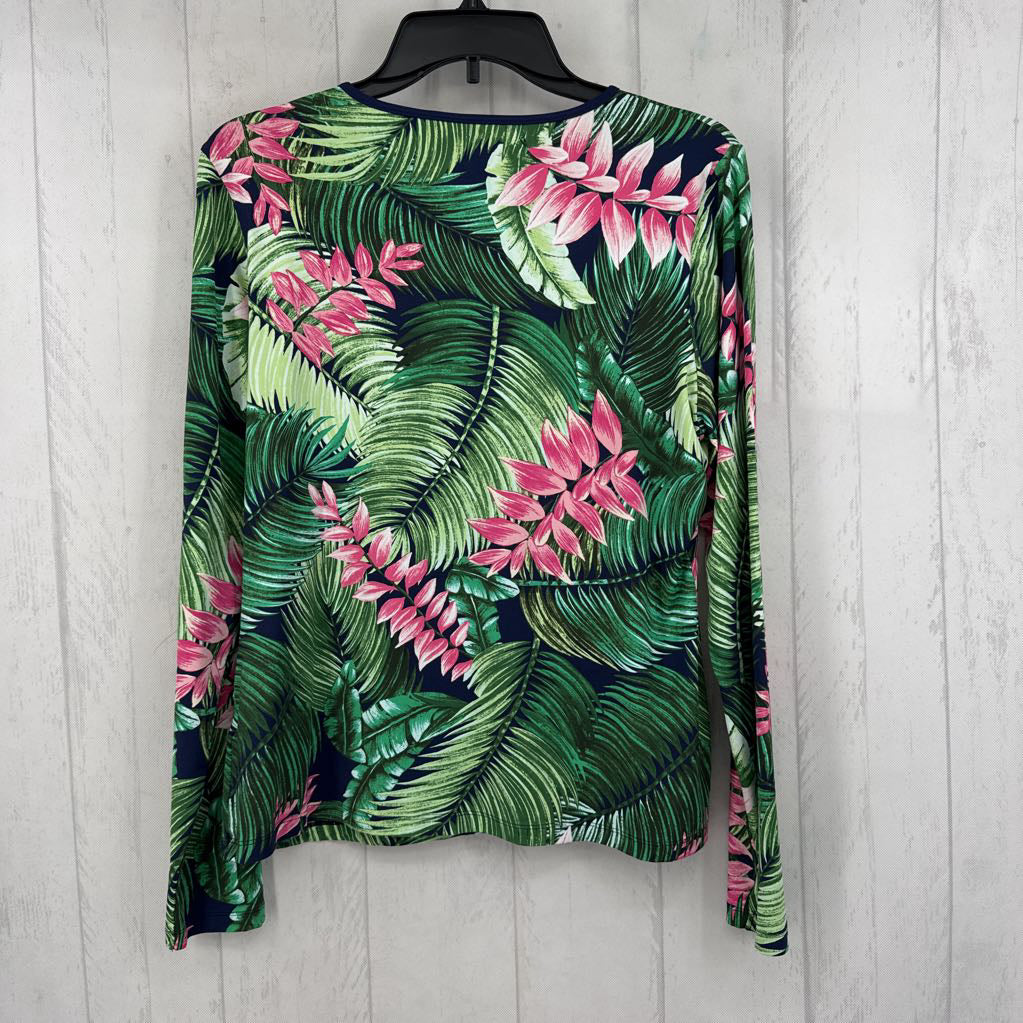 M flo print l/s tee