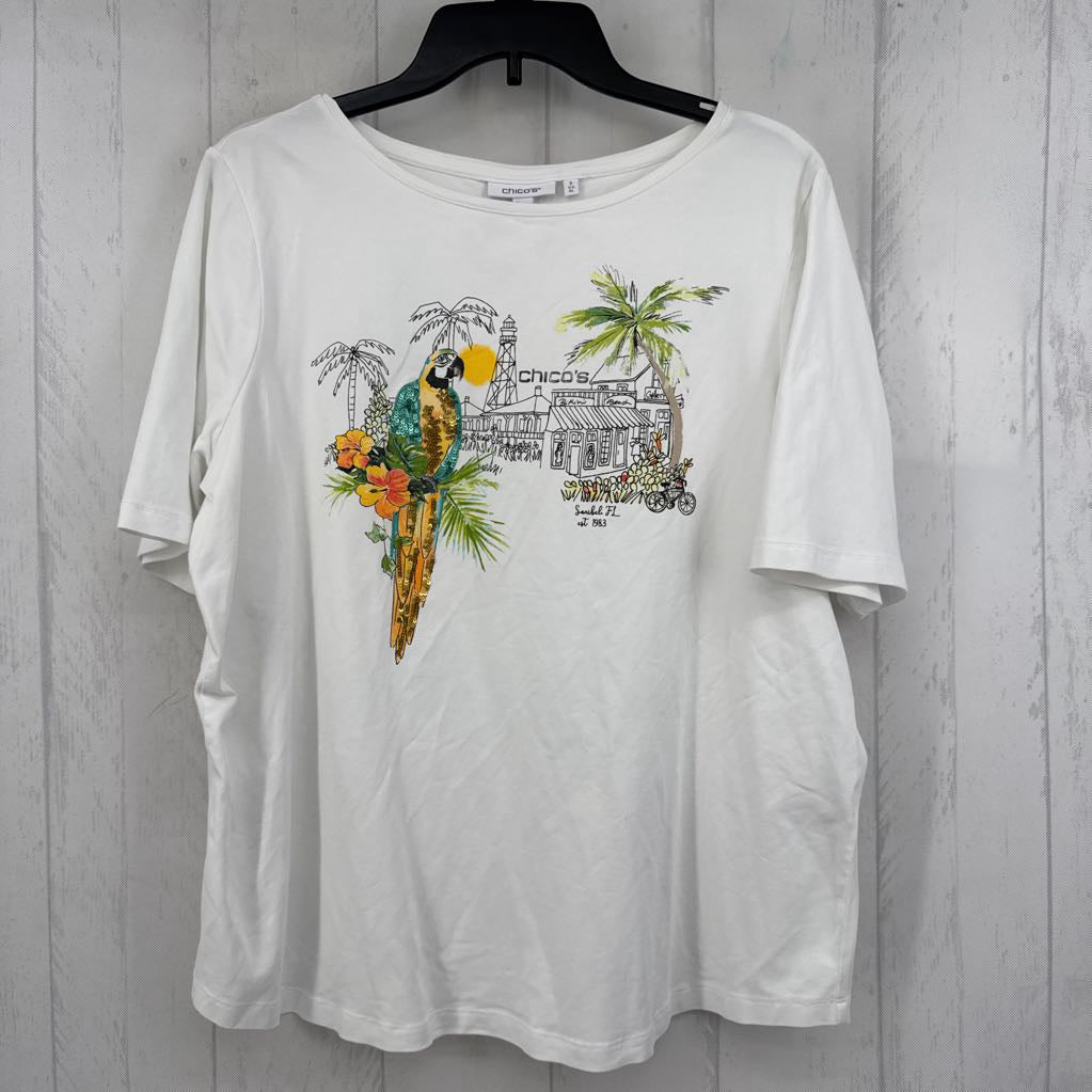 XL graphic s/s tee-sanibel,FL