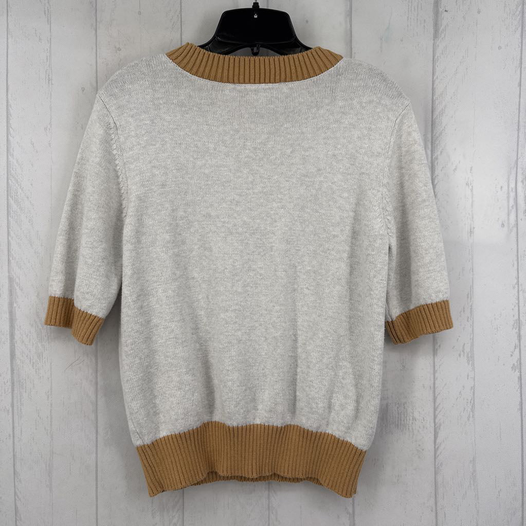 L colorblock s/s sweater
