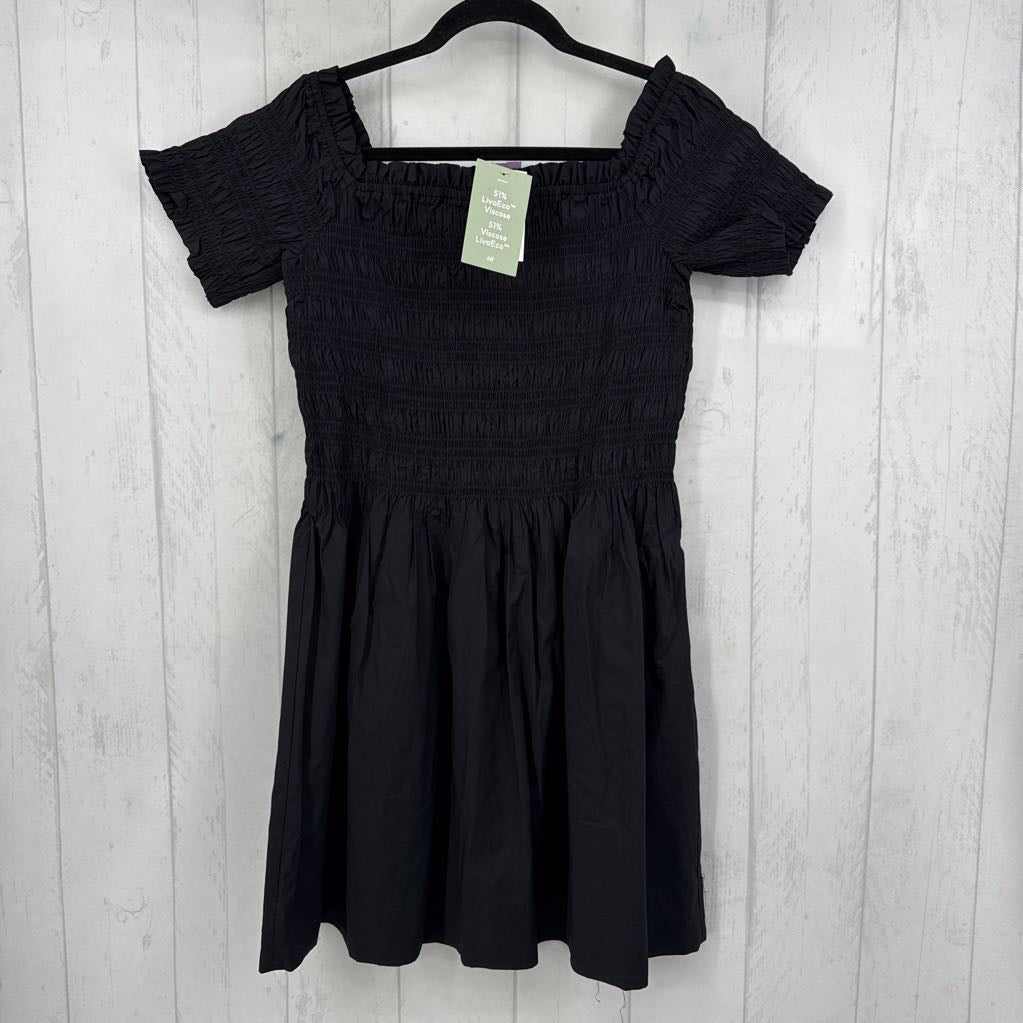 L smocked s/s dress