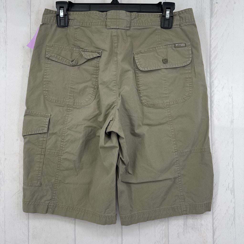 8 khaki utility shorts