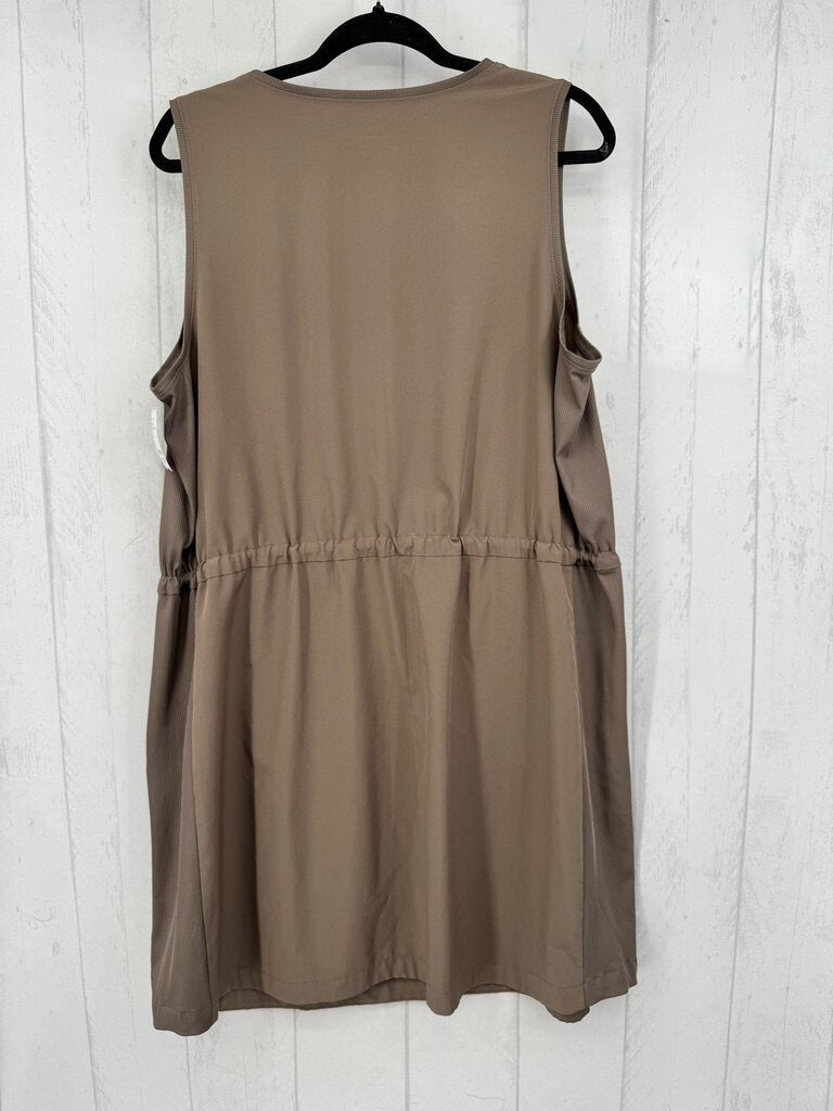 XXL drawstring waist slvls dress