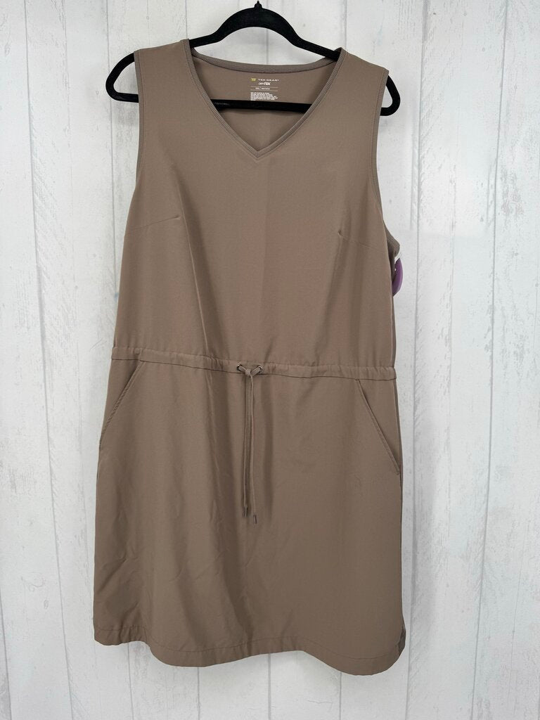 XXL drawstring waist slvls dress