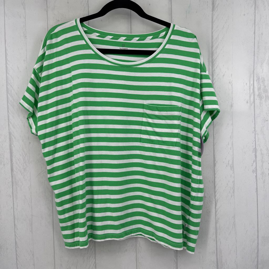 2X striped s/s tee