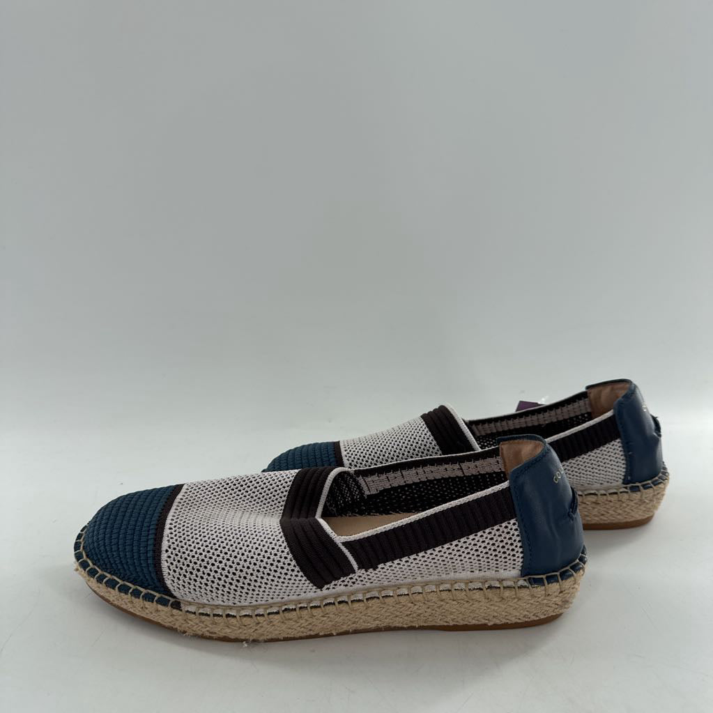 9 colorblock espadrille slip-ons